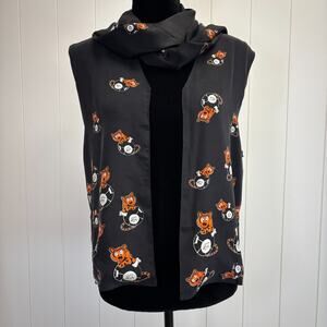 Echo Princeton University Class of‎ 1964 Silk Vest Scarf Set & Polo Shirt Size M